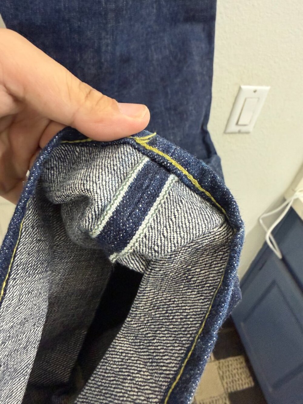 Sugar Cane Extra Heavy Coarse Weave Selvedge Denim Jeans W38 L36 - Picture 4 of 11